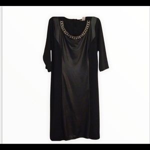 🔴Black Dress-Jeweled Neckline- 1X